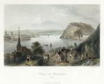 Germany, Coblenz and Ehrenbreitstein, on the Rhine, 1841