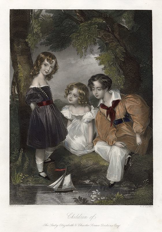 Children of Elizabeth & Charles Dickins, 1849