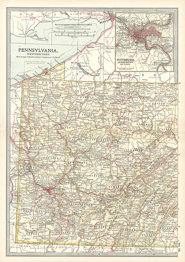 United States, Pennsylvania (Western), 1897