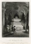 London, Saint Paul's Cathedral Crypt, Tomb of Nelson, 1841