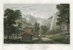 Switzerland, Fall of the Staubbach, 1820