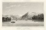 Switzerland, Chateau of Scherylingen, Lake of Thun, 1820