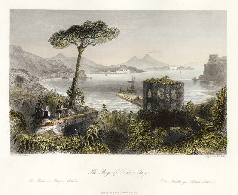 Italy, Bay of Baiae, 1841