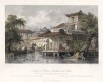 China, House of a Chinese Merchant near Canton, 1843