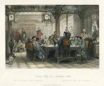 China, Dinner Party at a Mandarin's House, 1843