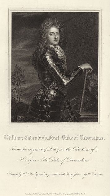William Cavendish, First Duke of Devonshire, 1833