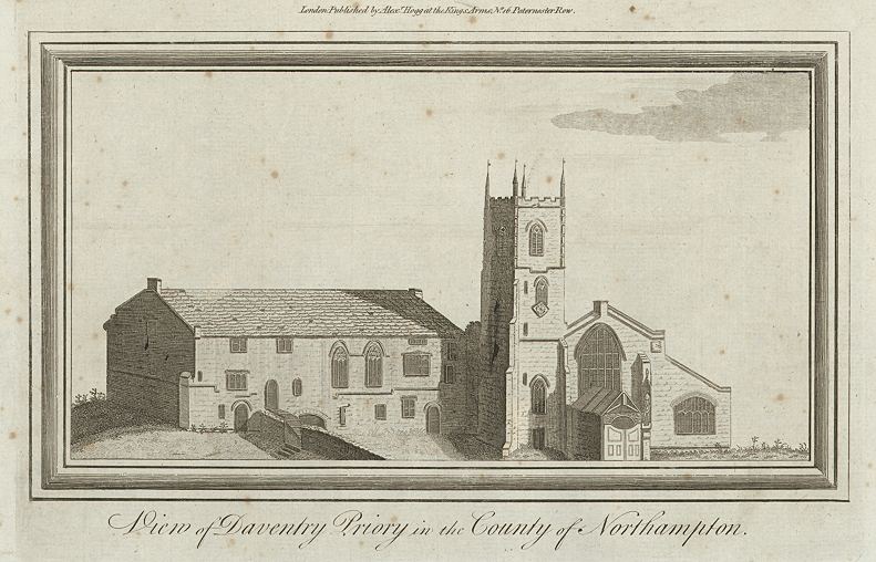 Northamptonshire, Daventry Priory, 1784