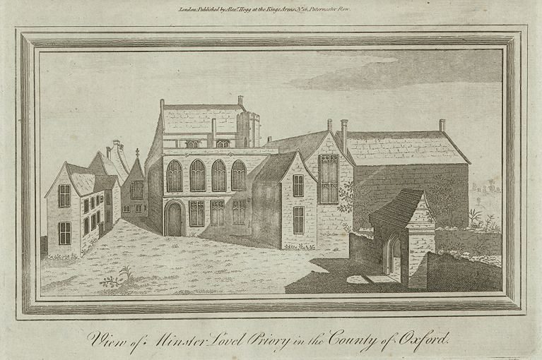 Oxfordshire, Minster Lovell Priory, 1784