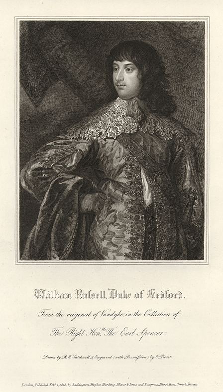 William Russell, 1st Duke of Bedford (1613-1700), 1833