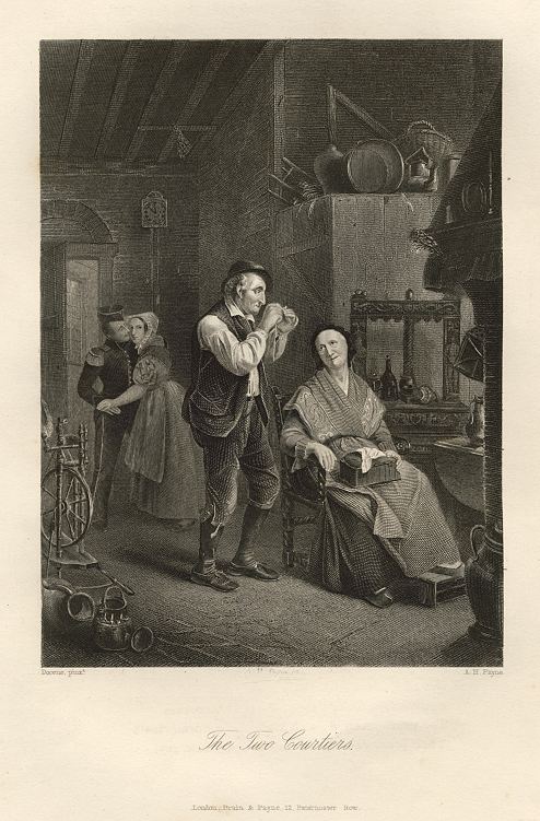 'The Two Courtiers', 1845