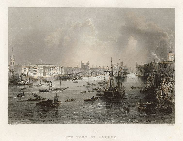 Port of London, 1842
