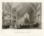 Canada, Montreal Cathedral Interior, 1842