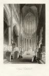Germany, Cologne Cathedral interior, 1845
