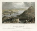 Canada, View across the Boundary Line, from the Sugar Loaf, 1842