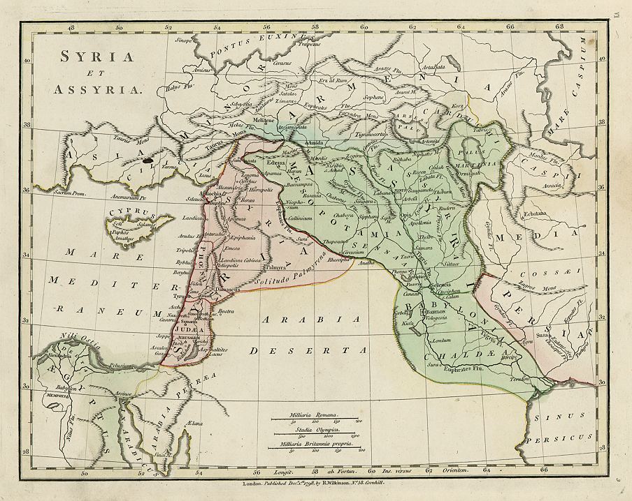 Ancient Syria, Palestine, Iraq & Iran, 1808