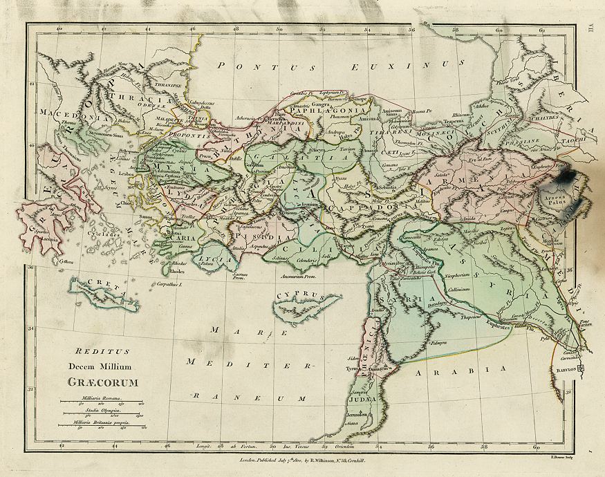 Persian Empire, Return of the Ten Thousand (Greeks), 1808