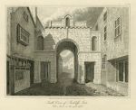 Bristol, Redcliffe Gate (demolished in 1772), 1825
