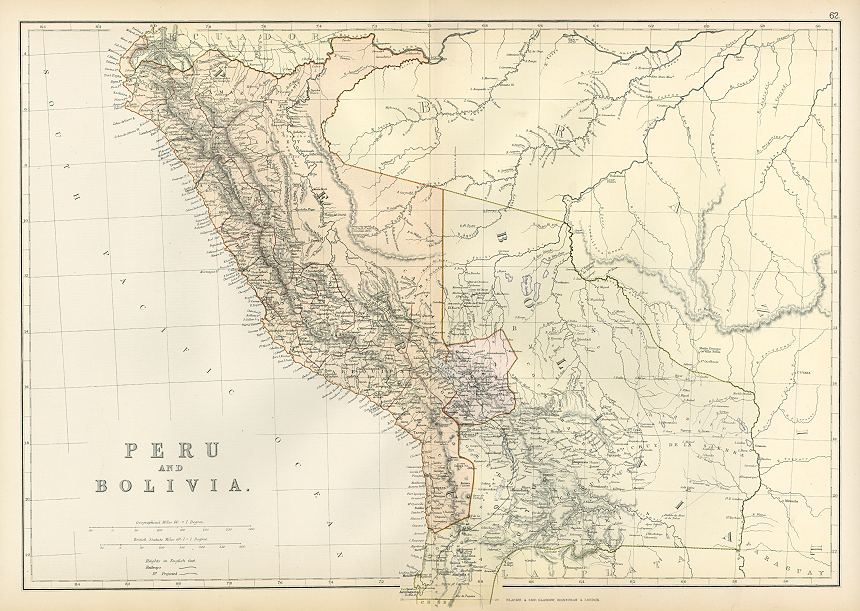 South America, Peru and Bolivia, 1882