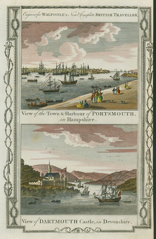 Portsmouth and Dartmouth views, 1784