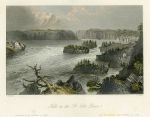 Canada, Falls on the St.John River, 1841