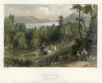 Canada, Davis Clearing, Eastern Township, 1841