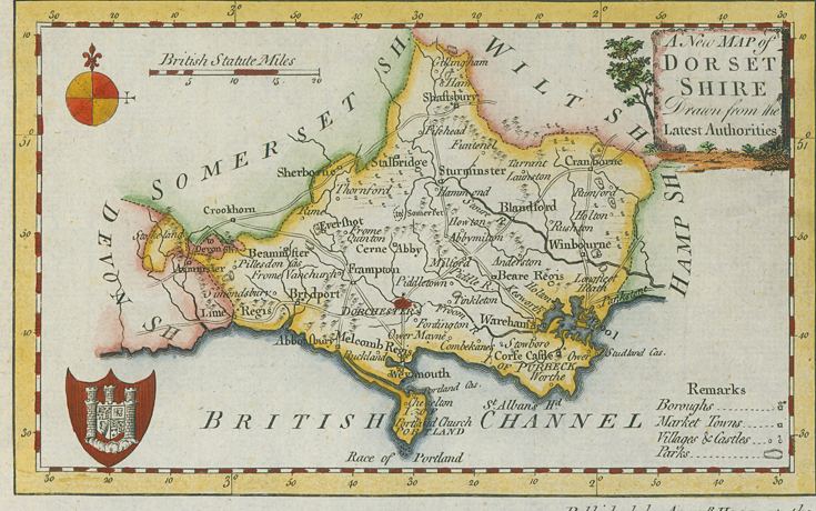 Sussex map, 1784