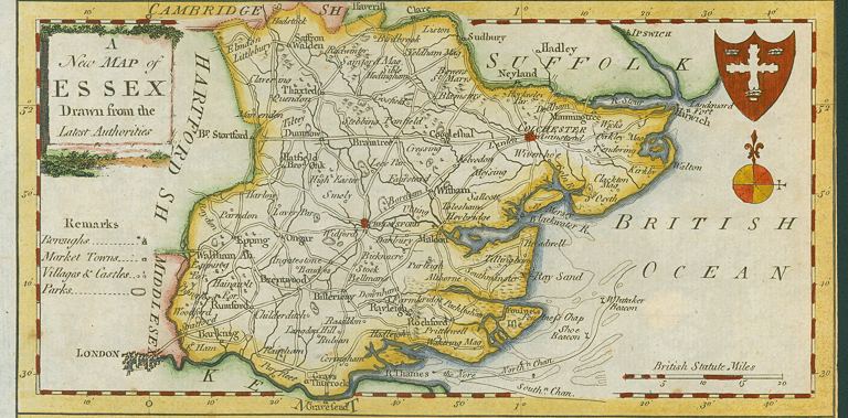 Essex map, 1784