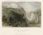 Switzerland, Valley of Lauterbrunn, 1836