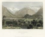 Switzerland, Interlaken view, 1836