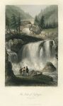 Germany, The Falls of Tryberger (Black Forest), 1849