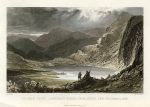 Lake District, Stickle Tarn, Langdale Pikes, 1832