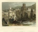 India, Hurdwar, The Ghat, 1855