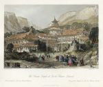 China, Chusan Islands, Grand Temple at Poo-too, 1843