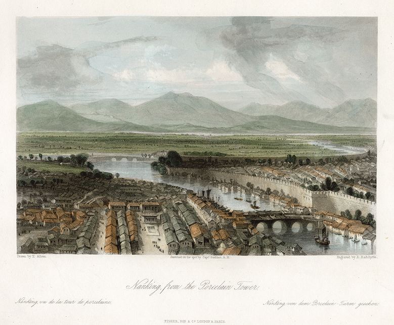 China, Nanking from the Porcelain Tower, 1843
