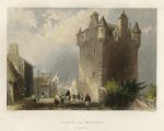 Scotland, Castle of Maybole, 1840