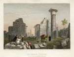 Egypt, Thebes, No-Ammon at Karnak, 1836