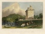 Scotland, Gilnockie - or Johnny Armstrong's Tower, 1840