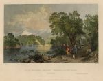 Scotland, Loch Katrine, looking towards Ellen's Isle, 1840