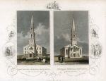USA (Rhode Island), Providence Churches, 1850