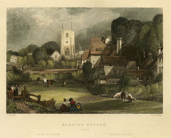 Essex, Barking Church, 1850