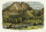 USA, West Virginia, Cliffs of Seneca, 1875