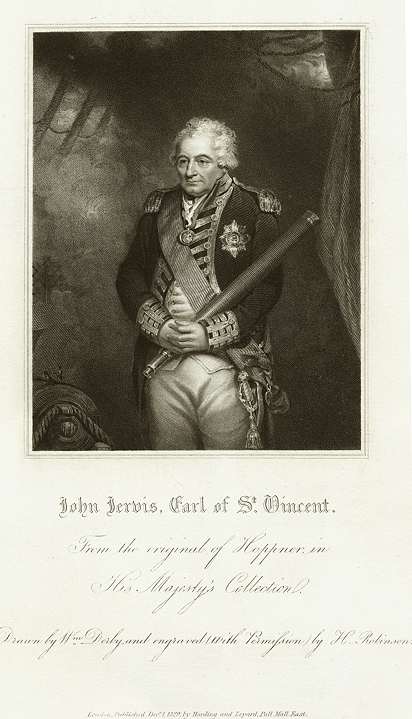 John Jervis, Earl of St.Vincent, 1833