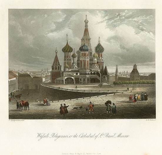 Moscow, Cathedral of St.Basil, 1845