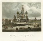 Moscow, Cathedral of St.Basil, 1845