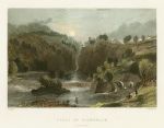 Scotland, Falls of Kilmorack, 1837
