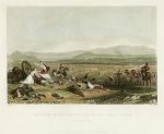 Battle of Culloden in 1746, published 1837