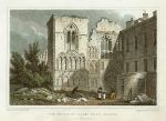 Edinburgh, Ruins of Holyrood Chapel, 1831