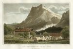 Switzerland, The Wetterhorn and Glacier at Grinddwald, 1820
