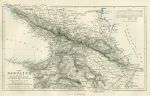 The Caucasus map, 1865