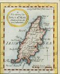 Isle of Man miniature map, 1784